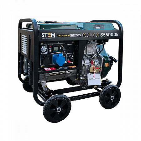 Генератор дизельный STEM Techno S5500DE (5,5кВ,электростартер, дисплей, подогрев) Генератор дизельный STEM Techno S5500DE (5,5кВ,электростартер, дисплей, подогрев)